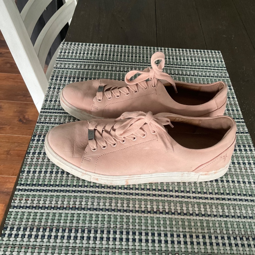 Frye Ivy Low Lace size 9 Blush Sneakers - Picture 2 of 5